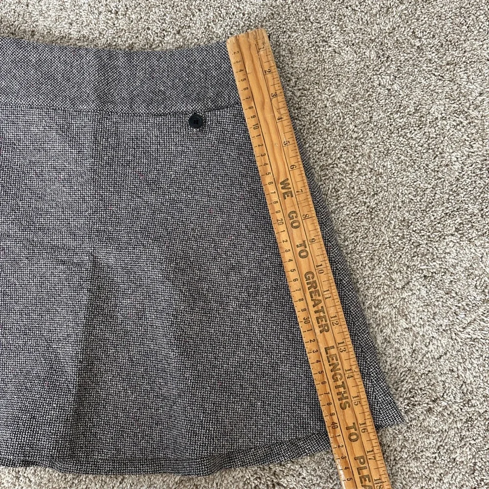 GAP Wool Blend Tweed Womens Size 2 Mini Skirt Black Pink Speckled‎ Y2K Vtg